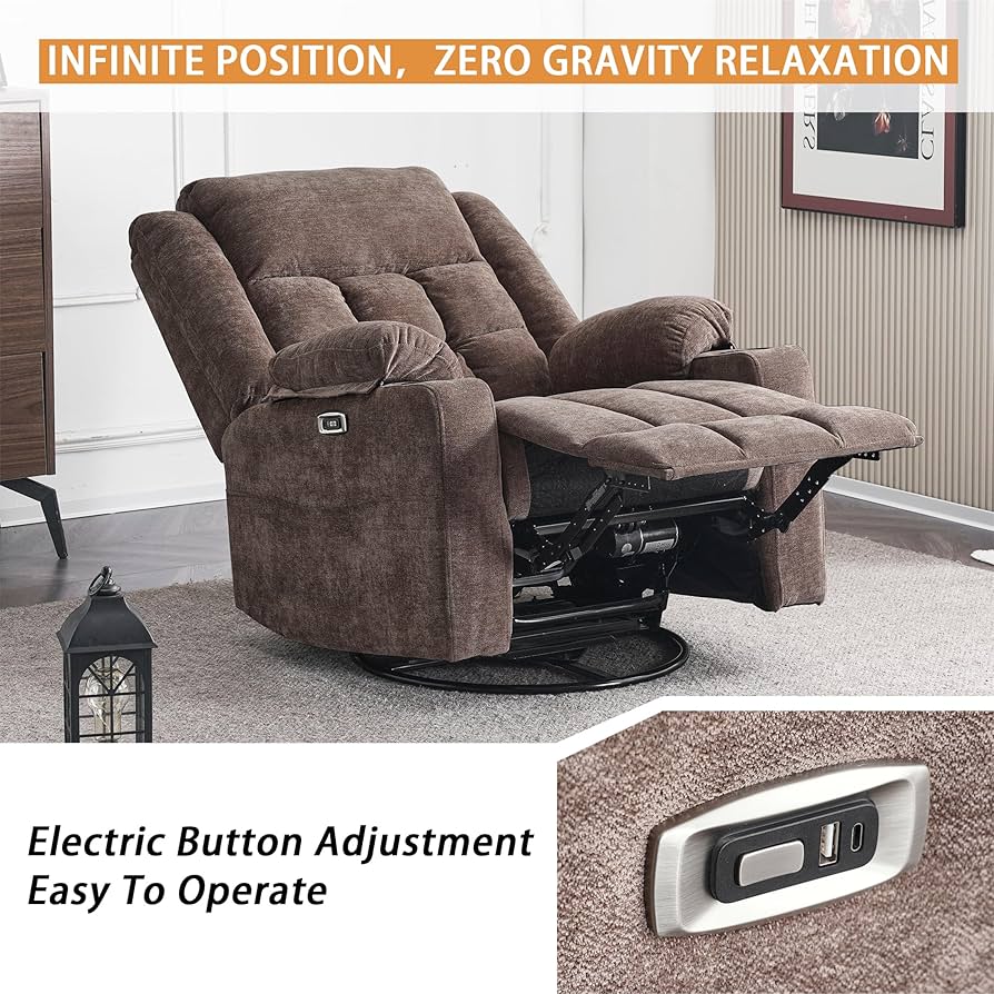 Hikaripolar　MVCollection+LoveAgain Amazon.com: Ketaiyou Power Swivel Rocker Recliner with